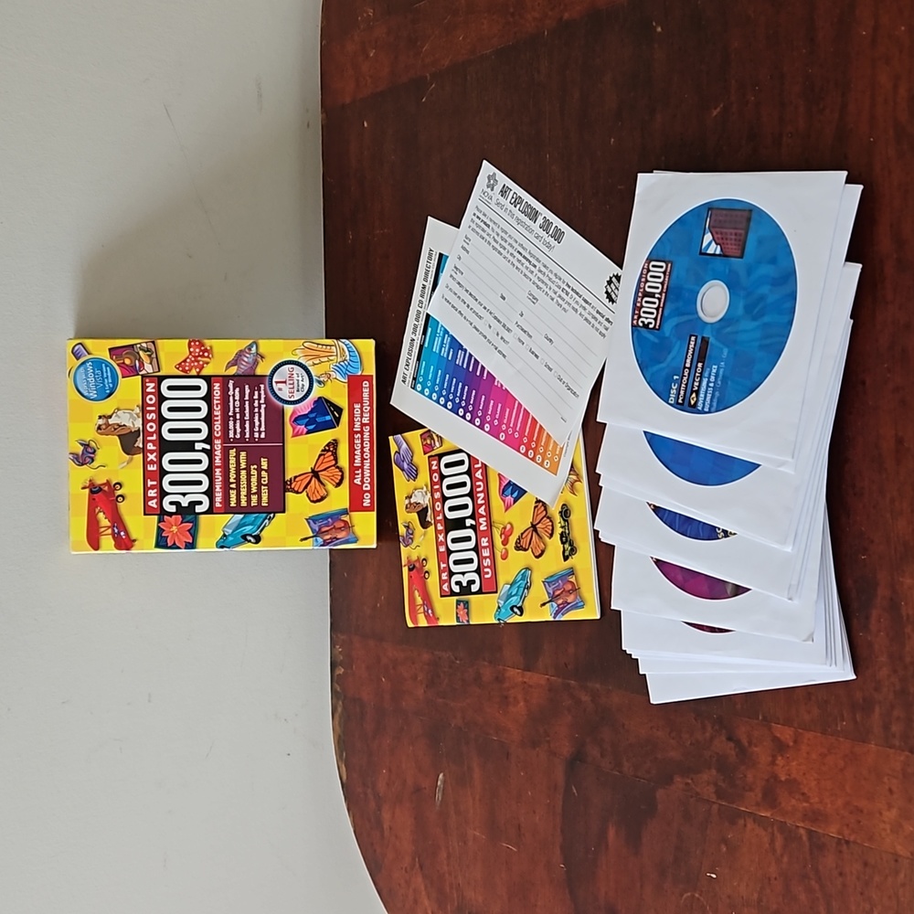 Art Explosion 300,000 Clip Art Computer Software